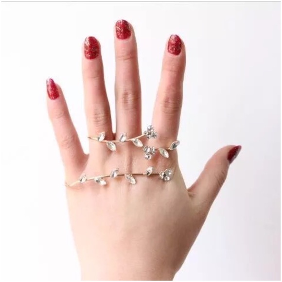 5 ⭐️ rated, Palm cuff golden palm bracelet - Picture 3 of 4