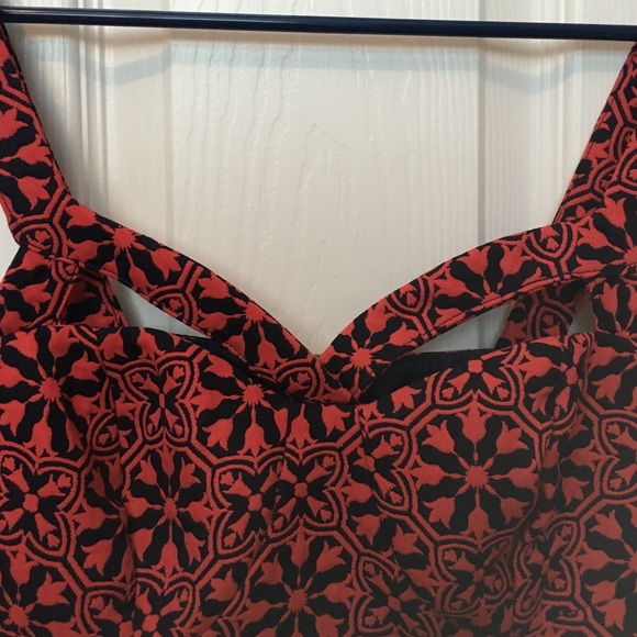 Forever 21 Patterned Bustier Top - Picture 2 of 4