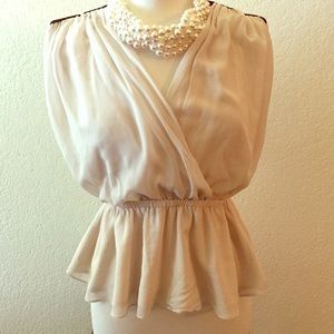 Chic peplum blouse