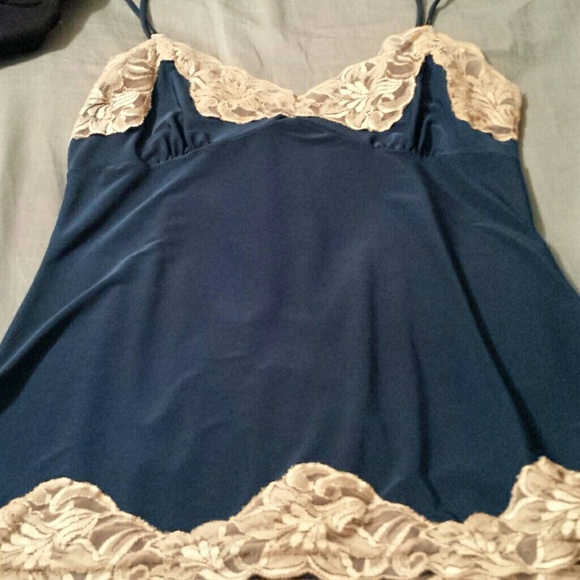 Lingerie Style Blue Cami