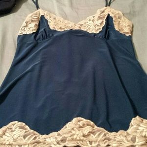 Lingerie Style Blue Cami