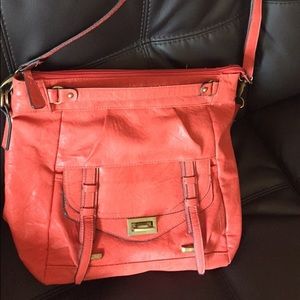 Bueno orange handbag