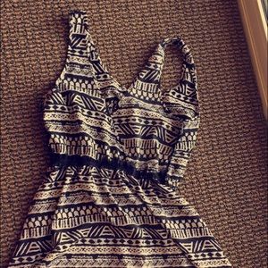Forever 21 black and white dress