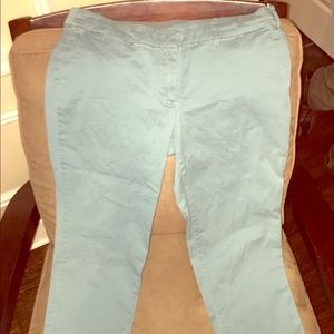 Light turquoise Capri pants