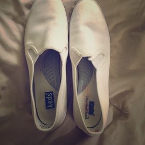 Simple all white shoes