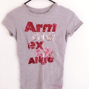 Armani exchange sequin tshirt
