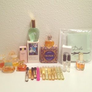 27 pc perfume mini and samples lot High end