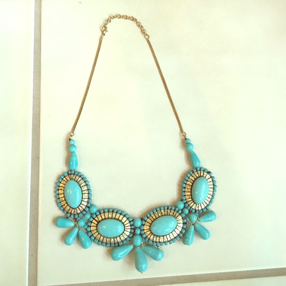 Turquoise statement necklace