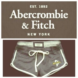 Abercrombie & Fitch Gray Gym Shorts SZ L