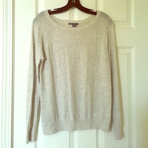 Vince light gray/marbled cashmere pullover