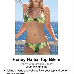 Tan through bikini NWOT