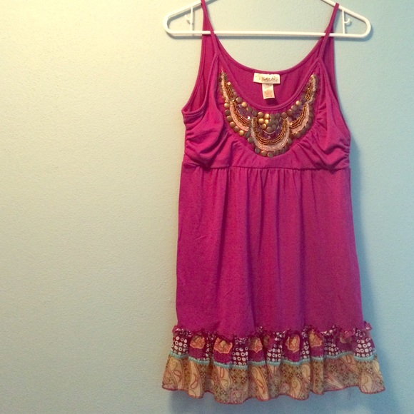 Long boho tank