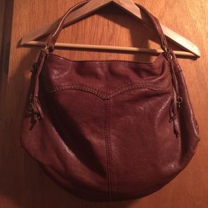 Lucky leather purse with charms