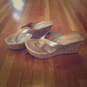 UGG Australia Gold Wedges