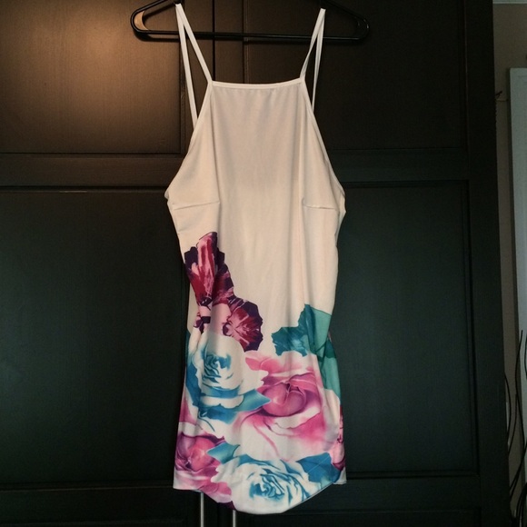 Floral Silk Dress