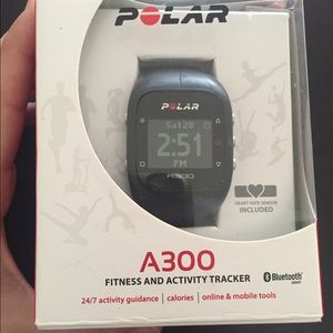 Polar a300 fitness and activity watch.