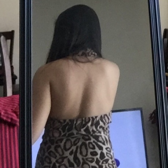 Leopard print sexy dress NWOT - Picture 3 of 3