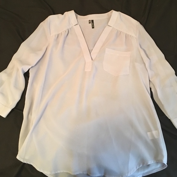 3/4 Sleeve Chiffon Blouse