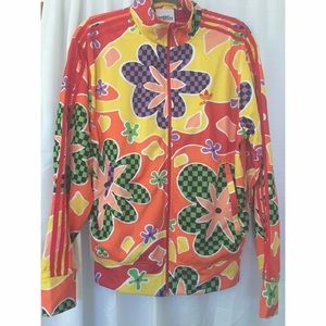 Adidas x Jeremy Scott tracksuit jacket (Floral)