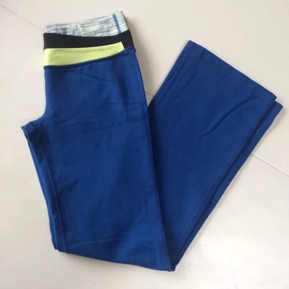 lululemon athletica Pants - Lululemon sweat pants blue Astro groove 8