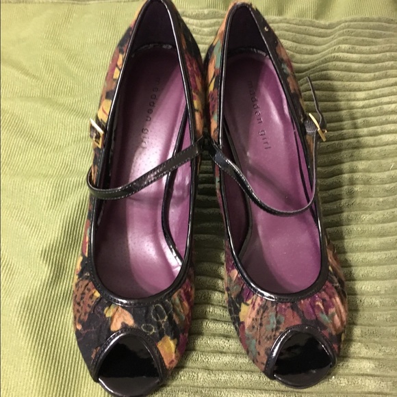 Madden Girl Shoes - New Madden girl heels, Floral cloth, peep toe.
