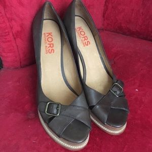 Michael Kors Platform Chunky Heel Open Toe 👠👠