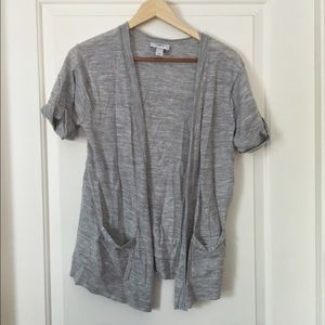 Loft Heathered Drape Sweater