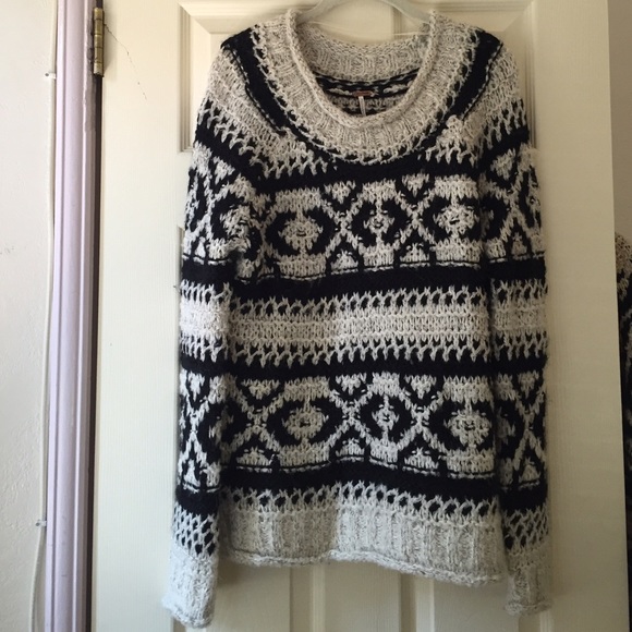 Free People Tops - Free people crochet sweater Free People Tops - Free people crochet sweater