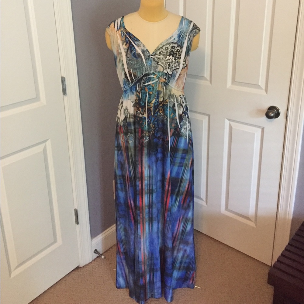Patterned Mxi Dress