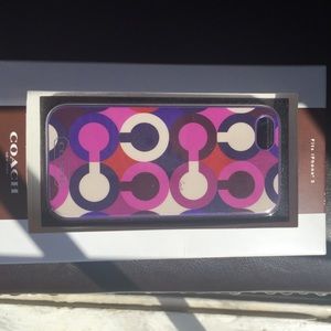 iPhone 5 Coach cell phone cover.