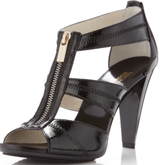 Michael Kors: Berkley Patent T-strap sandal