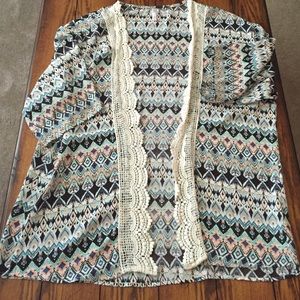 Flowy Colorful Summer Cardigan