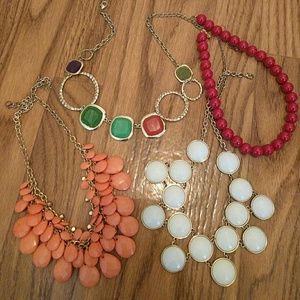 4 Fashion Necklace Bundle