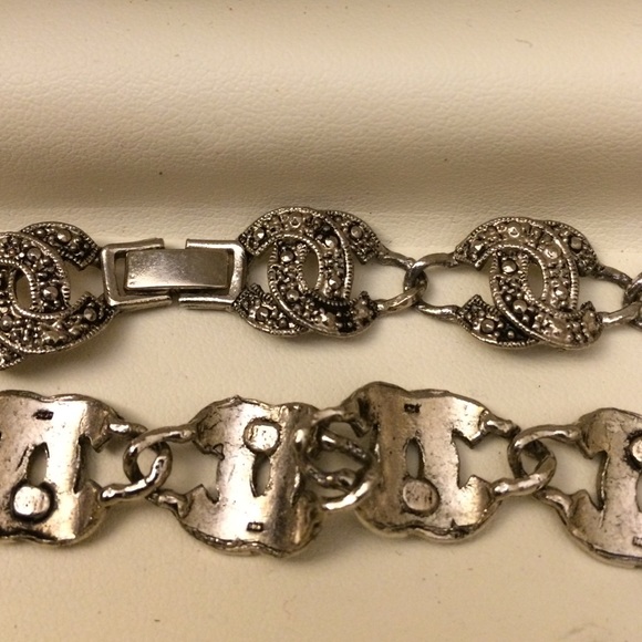 DoubleC Vintage Necklace with 925 SilverClasp.