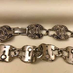 DoubleC Vintage Necklace with 925 SilverClasp.