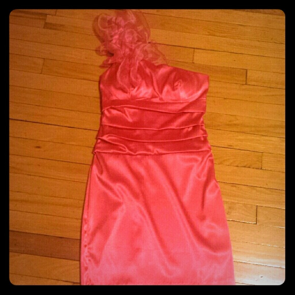 Coral dress