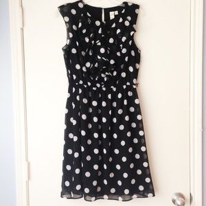 Polka Dot Dress with Belt