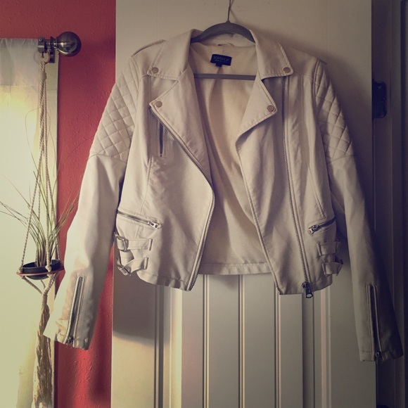 Off White Topshop Leather Jacket