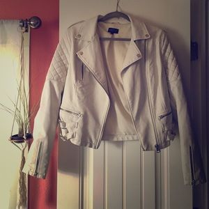 Off White Topshop Leather Jacket