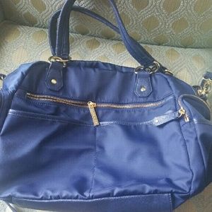 Olivia and Joy Navy Blue Satchel