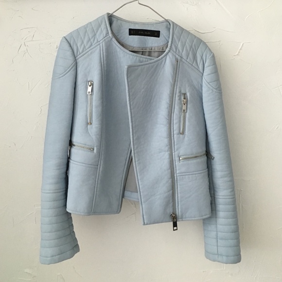 Zara leather jacket