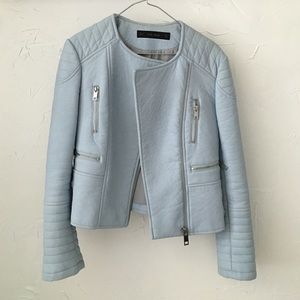 Zara leather jacket