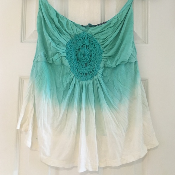 Aqua Tube Top, Ocean Drive, Size M