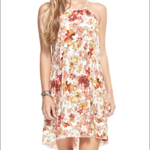 Floral shift dress