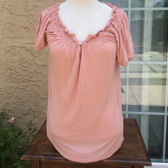 Anthropologie peach color top - Picture 1 of 3