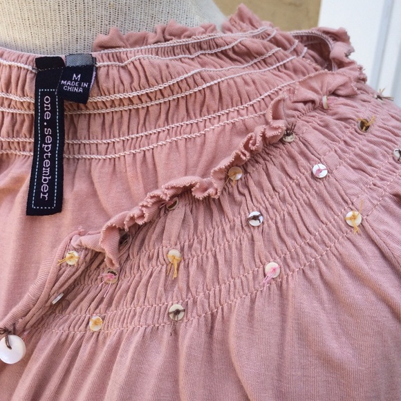 Anthropologie peach color top - Picture 2 of 3