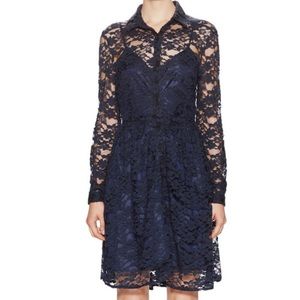 NEW💕Alex + Alex Floral Button Up Lace Shirtdress