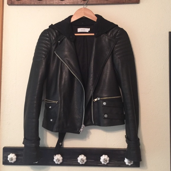 🌟🌟FASH SALE🌟A.L.C Moto Nighthood leather jacket