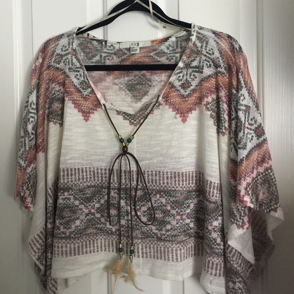 Forever 21 shirt size small. Festival style