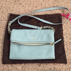 Kate Spade light blue leather purse.